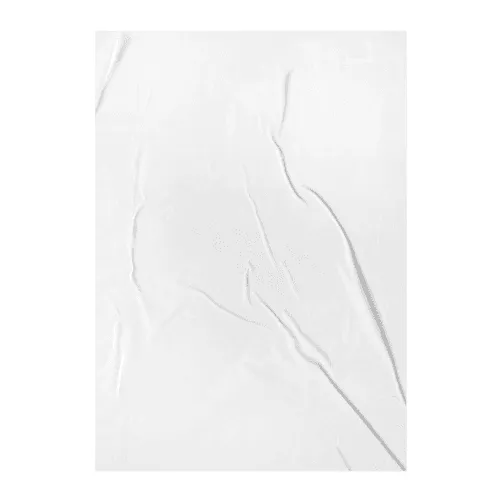 Crumpled Pasted Poster Mockup