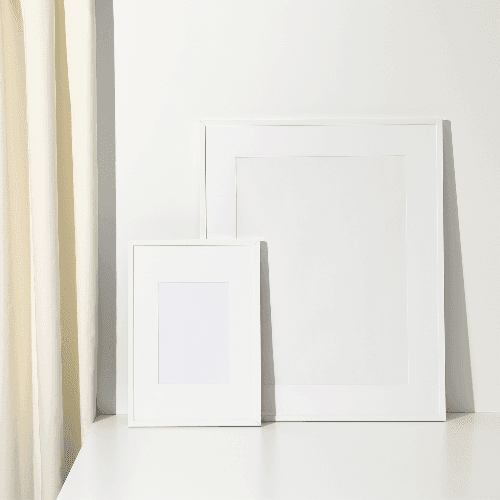 Double Photo Frame Mockup