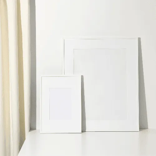 Double Photo Frame Mockup