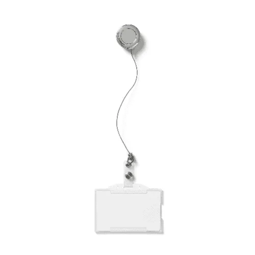 Retractable Keychain and ID Card Mockup