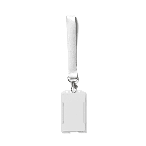 Vertical Lanyard and ID Card Mockup