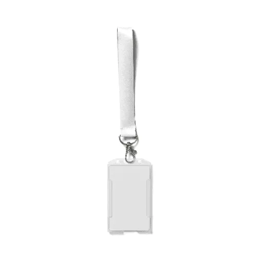 Vertical Lanyard and ID Card Mockup