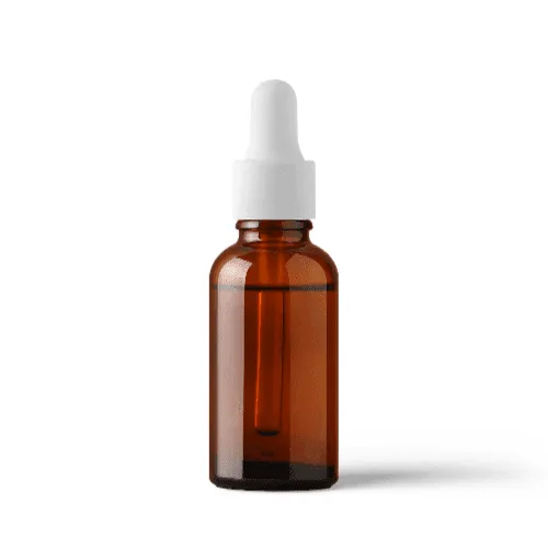 Front Amber Glass Dropper Bottle Mockup