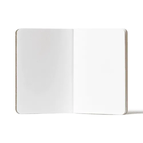 Open Cover Notebook Mockup