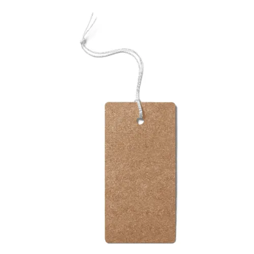Rectangular Label Tag Kraft Mockup