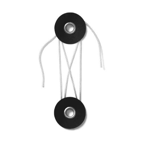 Envelope String Tie Black
