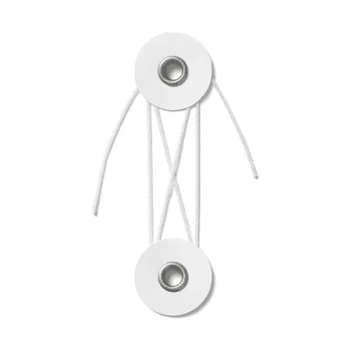 Envelope String Tie White