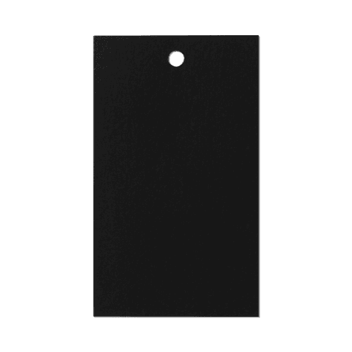 Black Rectangle Label Tag Mockup (8,5x5)