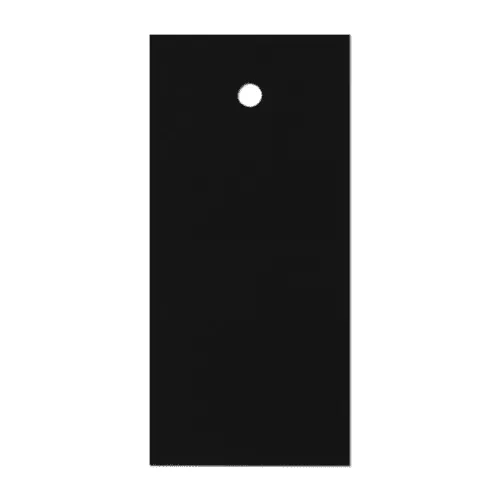 Black Long Label Tag Mockup