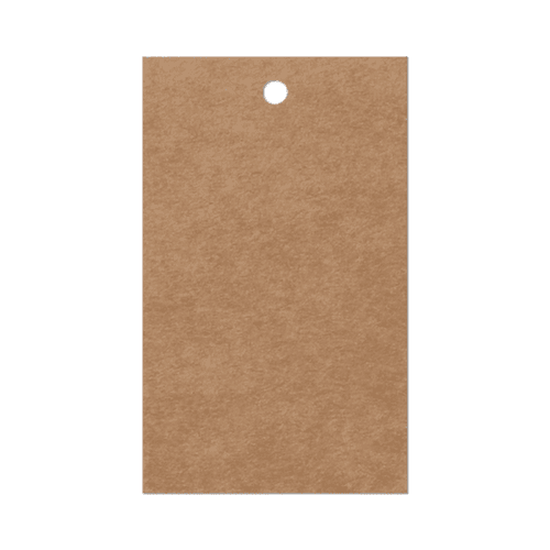 Kraft Rectangular Label Tag Mockup