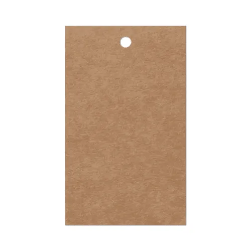 Kraft Rectangular Label Tag Mockup