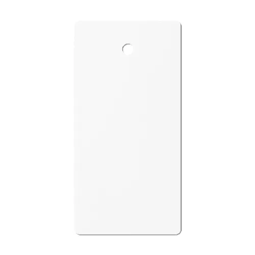 White Long Label Tag Mockup