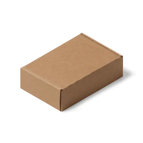 Kraft Mailer Box Mockup (closed)