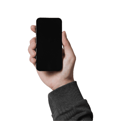 Hand Holding iPhone 12 Mini