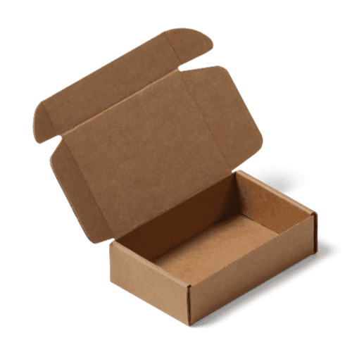 Open Mailer Box Mockup 9x6x2