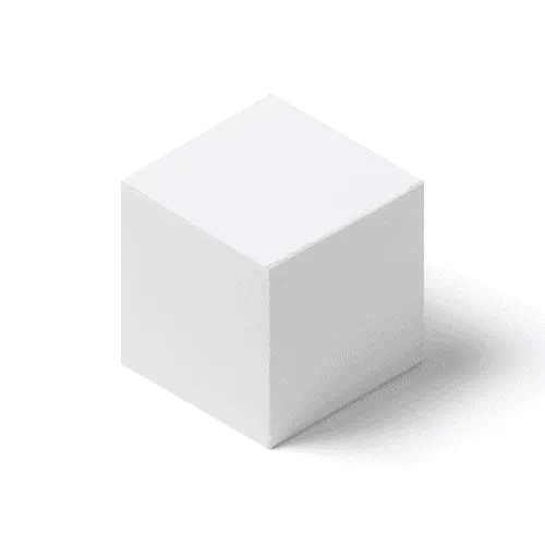 Square Product Box Mockup