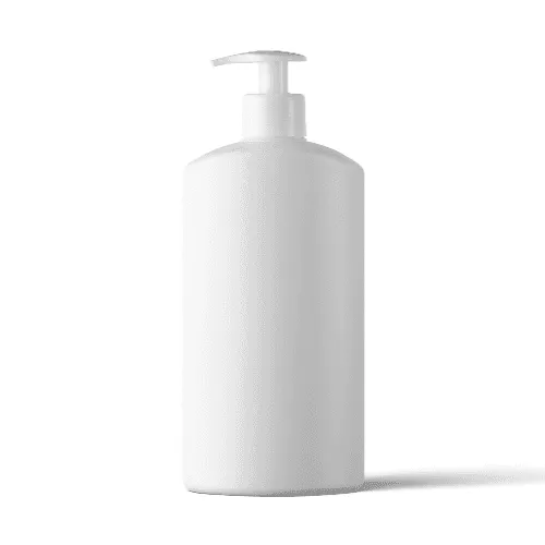 Plastic Pump Bottle Mockup Front View