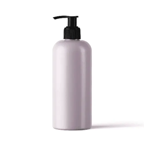 Lilac Pump Bottle Mockup