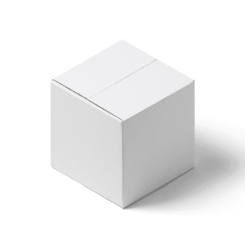 Square Shipping Box Mockup