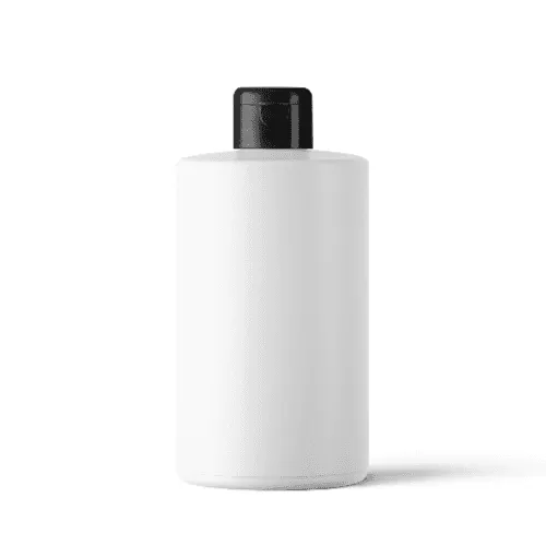 Round Plastic Bottle Mockup