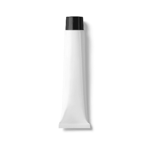 White Hand Cream Tube Mockup