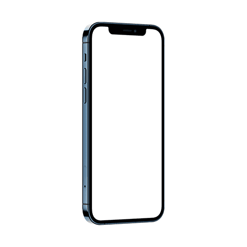 iPhone 12 Pro 6.1" Mockup Right View