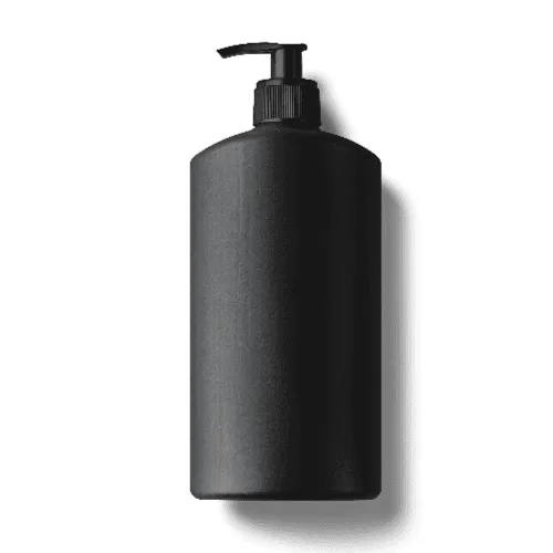 Black Pump Bottle Side View