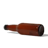 Gray Cap Beer Bottle Mockup