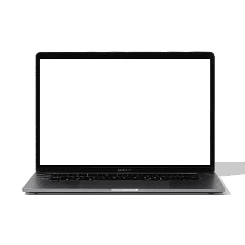Macbook Pro Mockup Hard Shadow