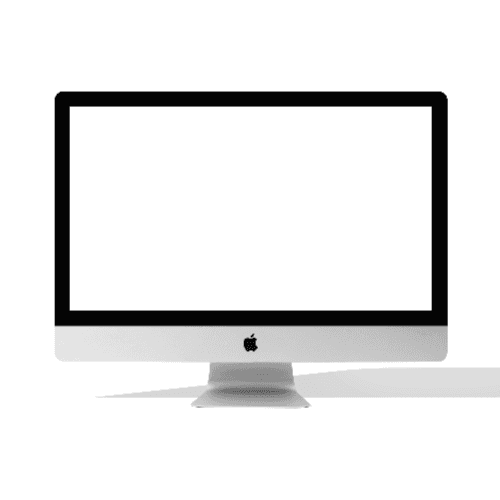 Front iMac (27 inch) Mockup