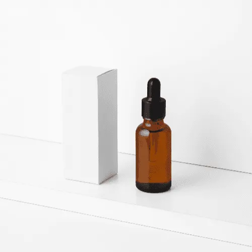 Dropper Bottle & Product Box Mockup