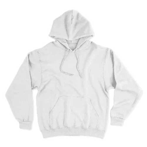 Pullover Hooded Sweatshirt Mockup Front View