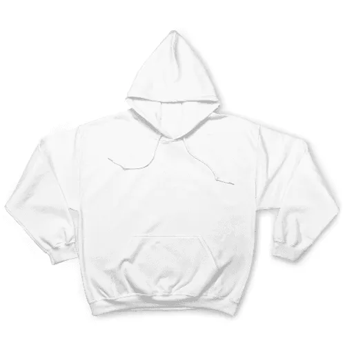 Top White Hooded Sweatshirt Mockup