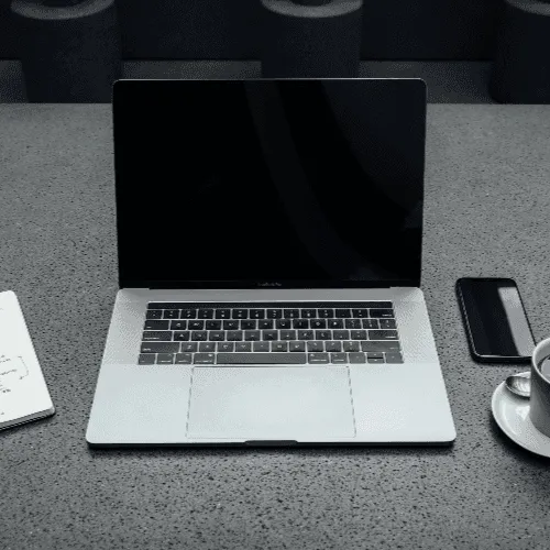 MacBook Pro Mockup W/coffee