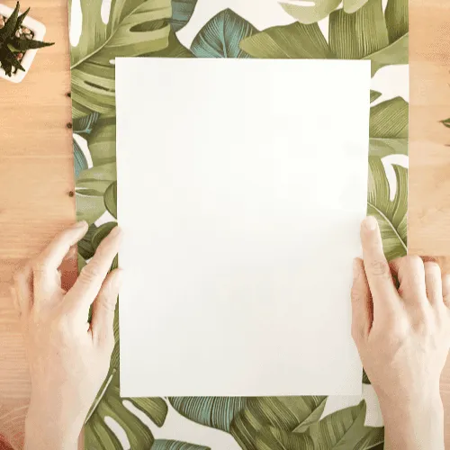 Top A4  Paper Mockup