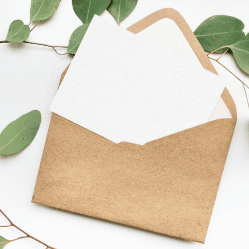 Greeting Card and Envelope Mockup