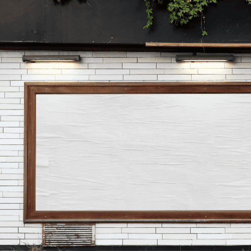 Street Billboard Mockup