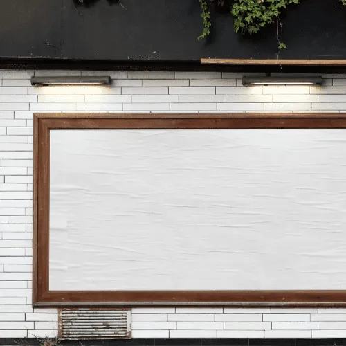 Street Billboard Mockup