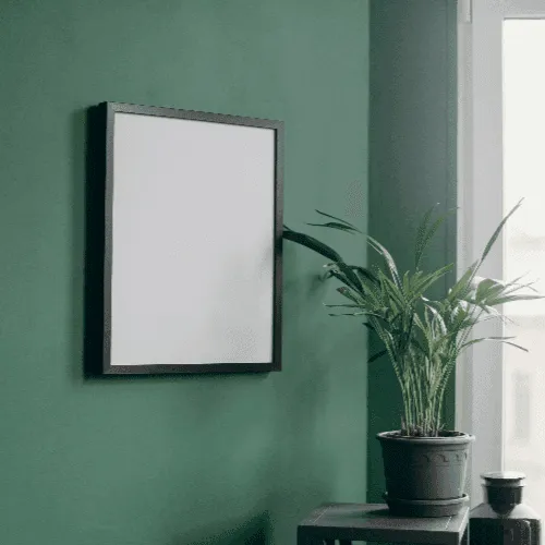 Black Frame Poster Mockup