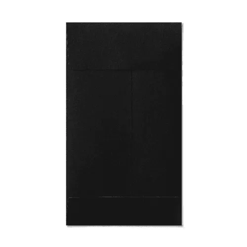 Open End #5 1/2 Coin Envelope (80x140mm) Black