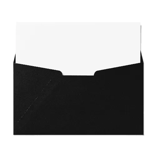Regular #6 Envelope (92x165mm) Black