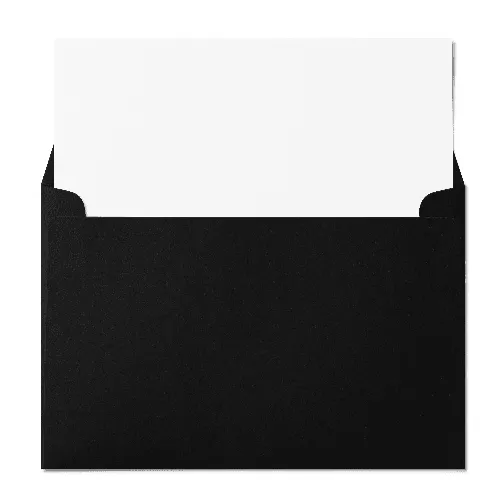 Booklet 6x9" Envelope (152x229mm) Black