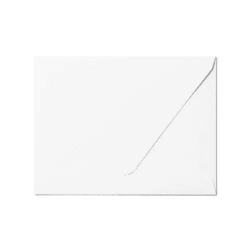 A2 closed Envelope, Flip Flap (111x146mm) White