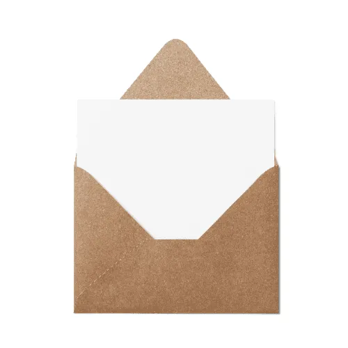 Counter Flap A7 Envelope (133x184mm) Kraft