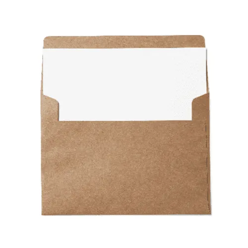 Square Flap A7 Envelope (133x184mm) Kraft