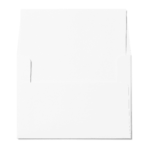 Square Flap A6 Envelope (121x165mm) White