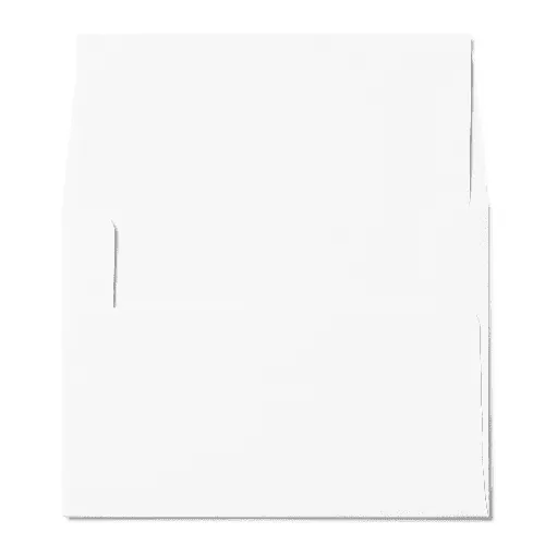 Square Flap A6 Envelope (121x165mm) White