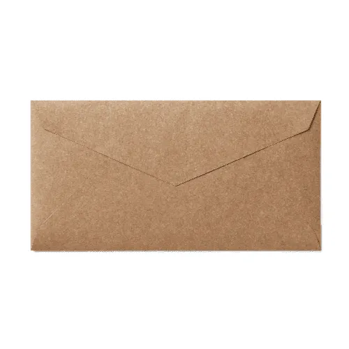 Close Pointed Flap Monarch Envelope (98x190mm) Kraft