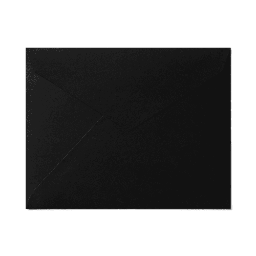 Pointed Flap 4 Bar Envelope A1 (92x117mm) Black