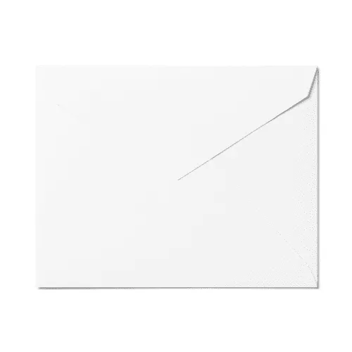 Close Pointed Flap 4 Bar Envelope A1 (92x117mm) White